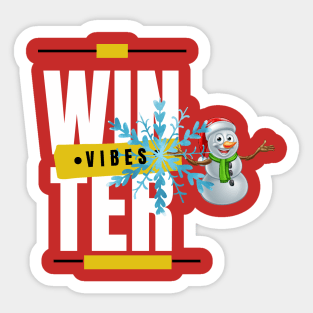 Winter Vibes Sticker